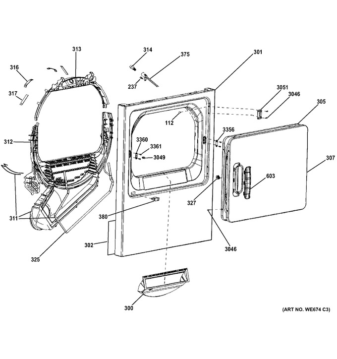 Diagram for GTDP520ED3WW