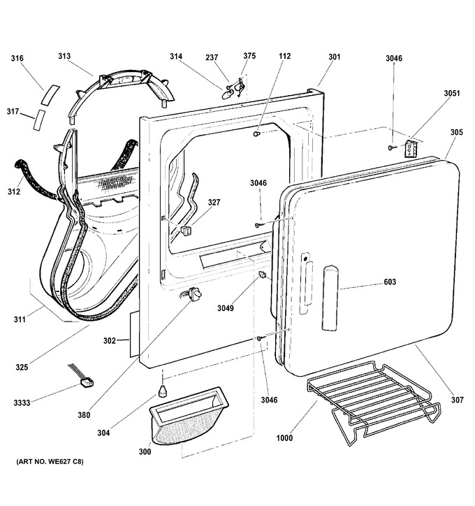 Diagram for GTDS570GD1WW