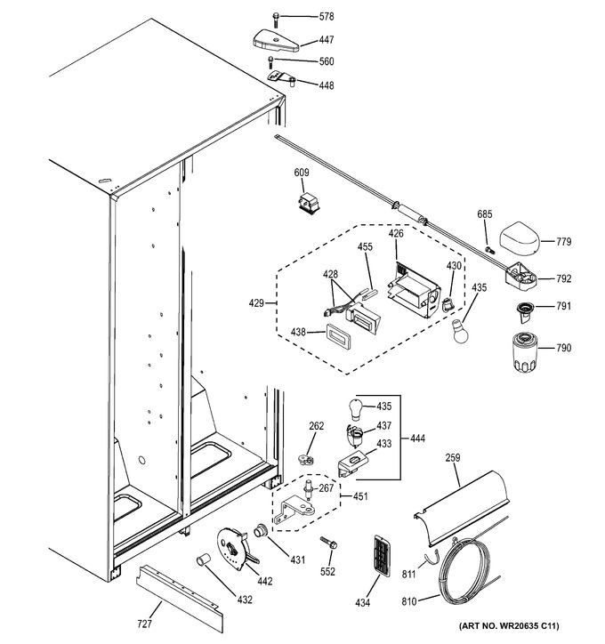 Diagram for GSH25JGDD BB
