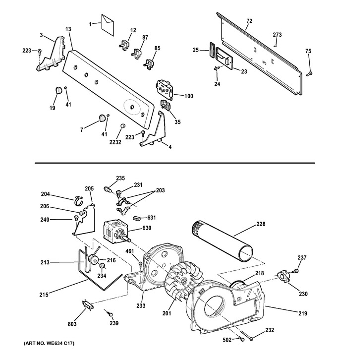 Diagram for GHDP490EF2WW
