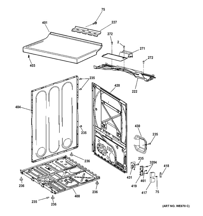 Diagram for GHDP490EF2WW