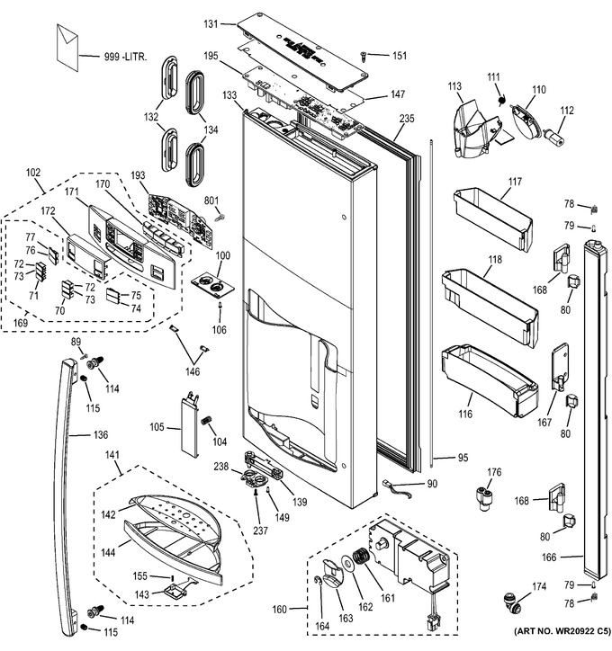 Diagram for GFE27GGDAWW