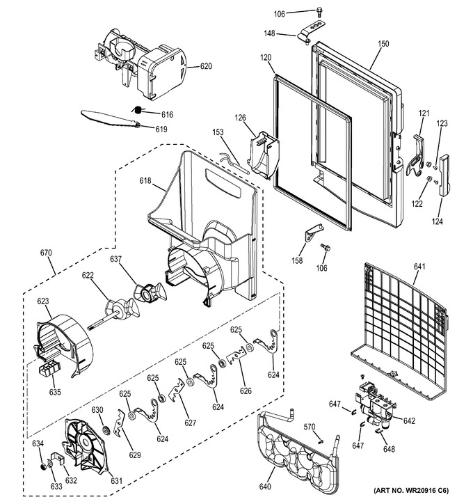 Diagram for GFE27GGDAWW