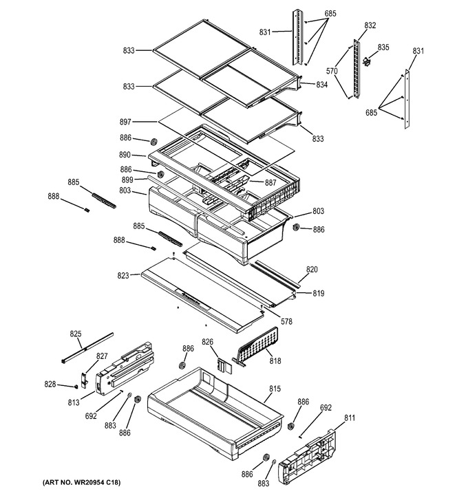 Diagram for GFE27GSDDSS
