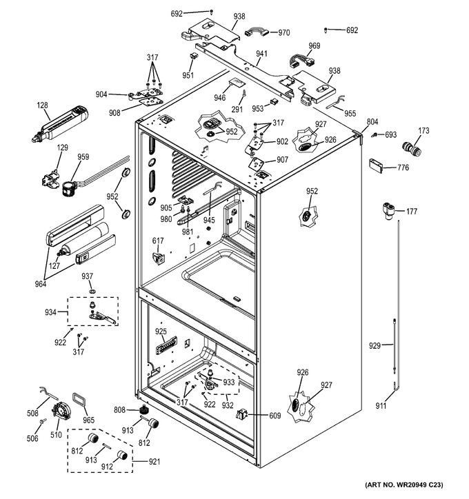 Diagram for GFE27GSDDSS