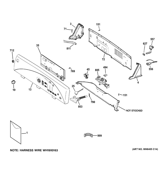 Diagram for GTAN5550D1WW