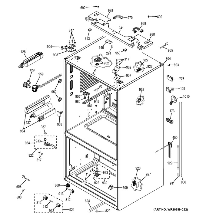 Diagram for PWE23KGDBBB