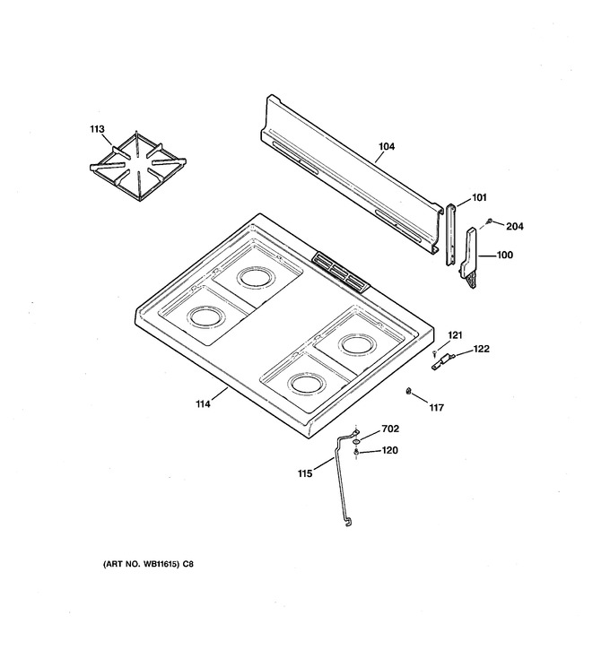 Diagram for RGB508PEF1CT