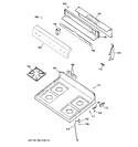 Diagram for 2 - Conrol Panel & Cooktop