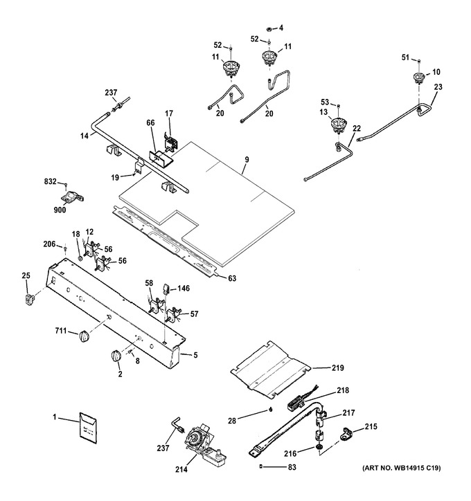 Diagram for RGB526DEH1WW