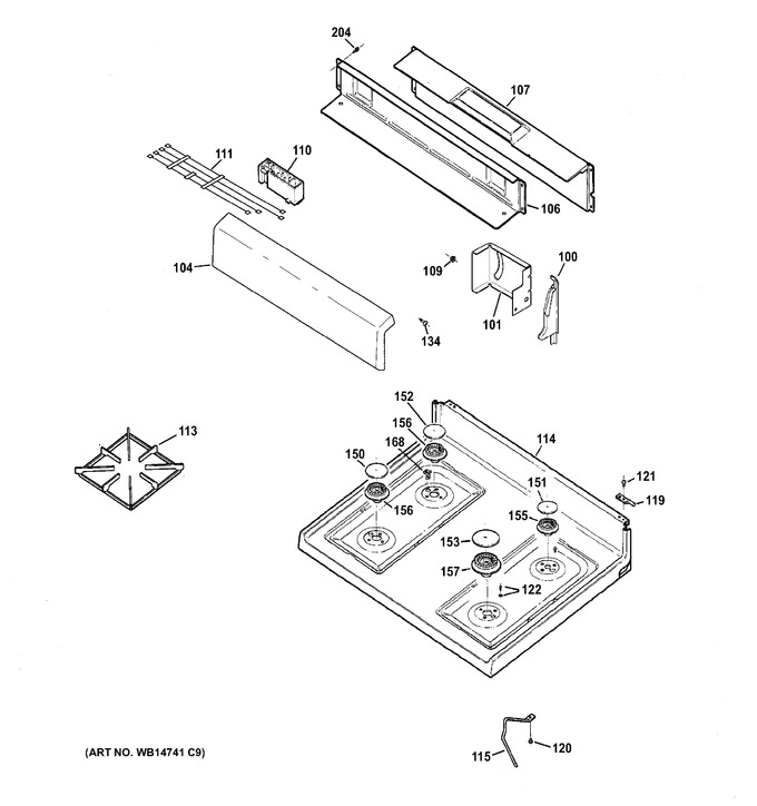 Diagram for RGB526DEH1WW