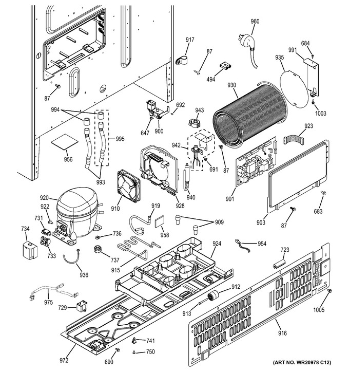 Diagram for GFE27GGDDWW