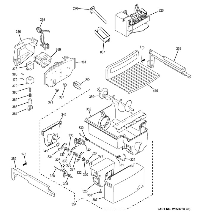 Diagram for HSS25ATHBCWW