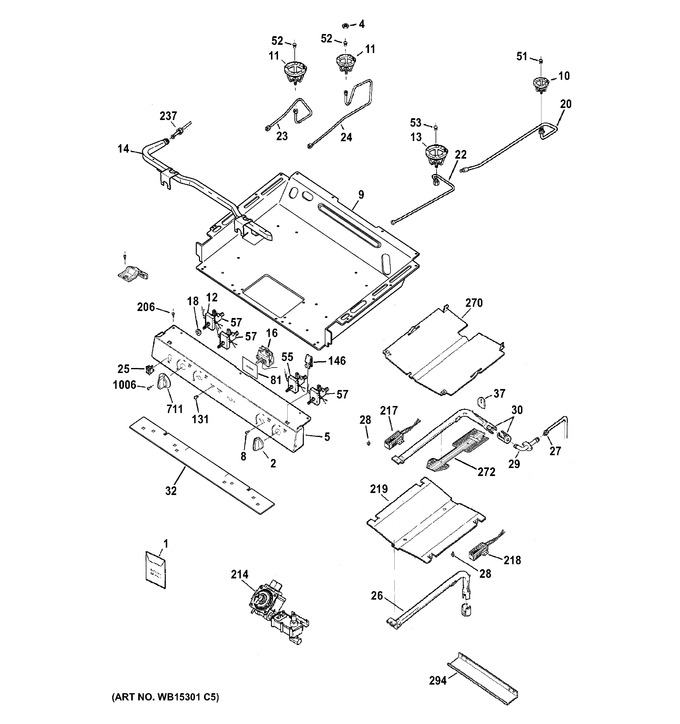 Diagram for JGB450REF1SS