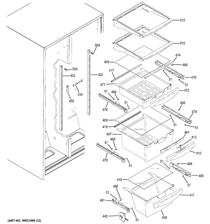 Diagram for GSH22JGDD BB