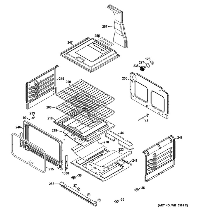 Diagram for JGB850SEF2SS