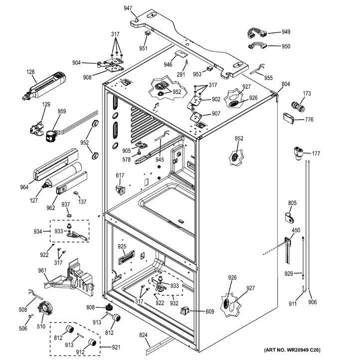 Diagram for GFE29HGDAWW