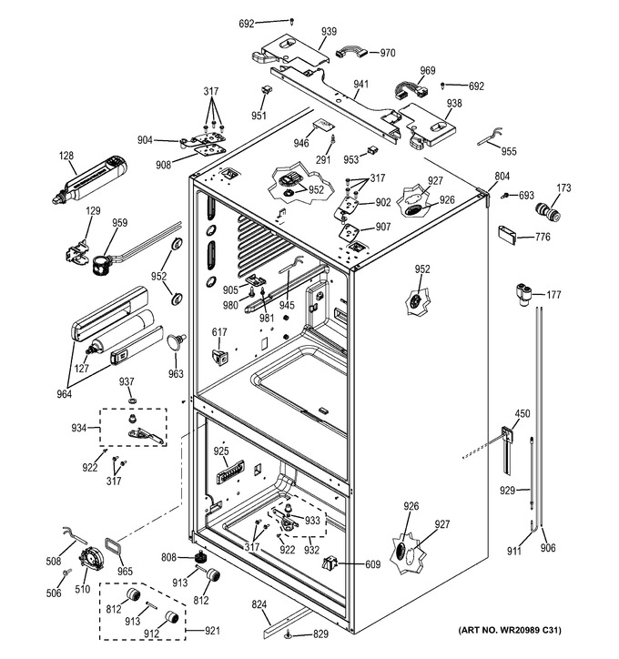 Diagram for GFE29HGDBBB