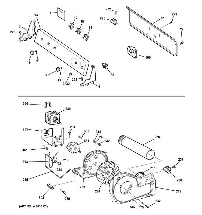 Diagram for GTDL210GD0WW