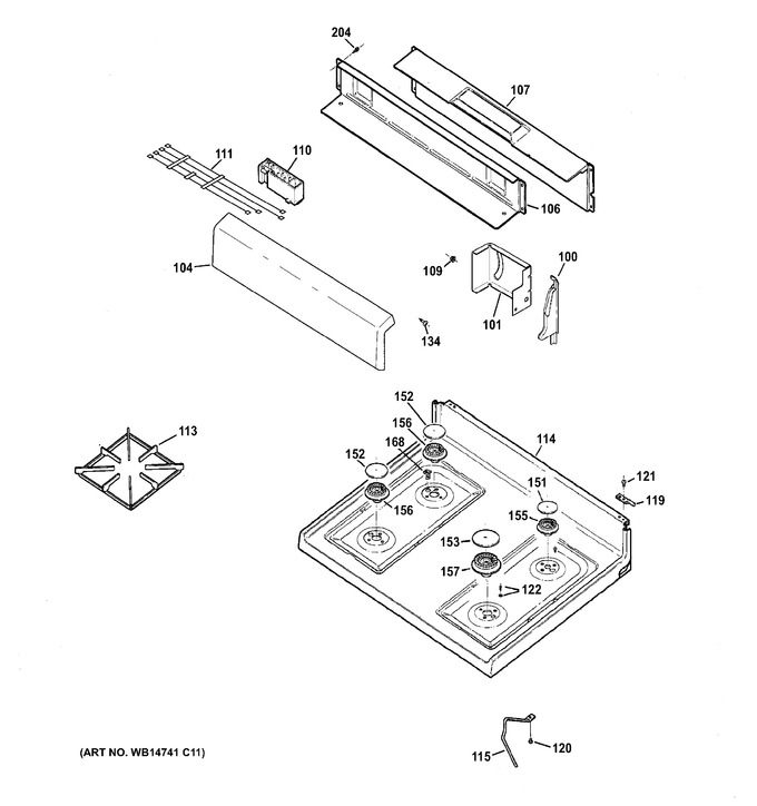 Diagram for RGB526DEH2BB