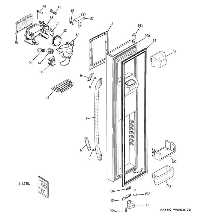 Diagram for GSF26KHWAWW