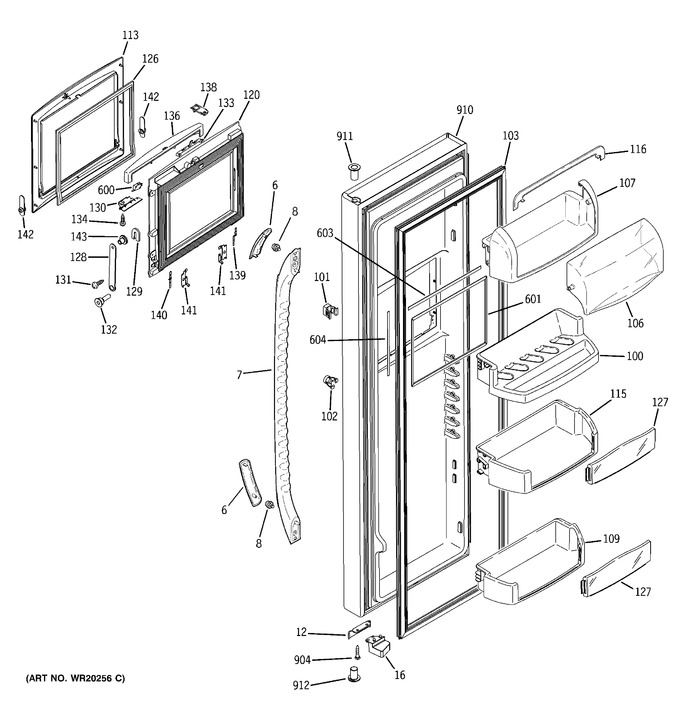 Diagram for GSF26KHWAWW