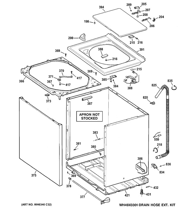 Diagram for GBAN2800F0WW