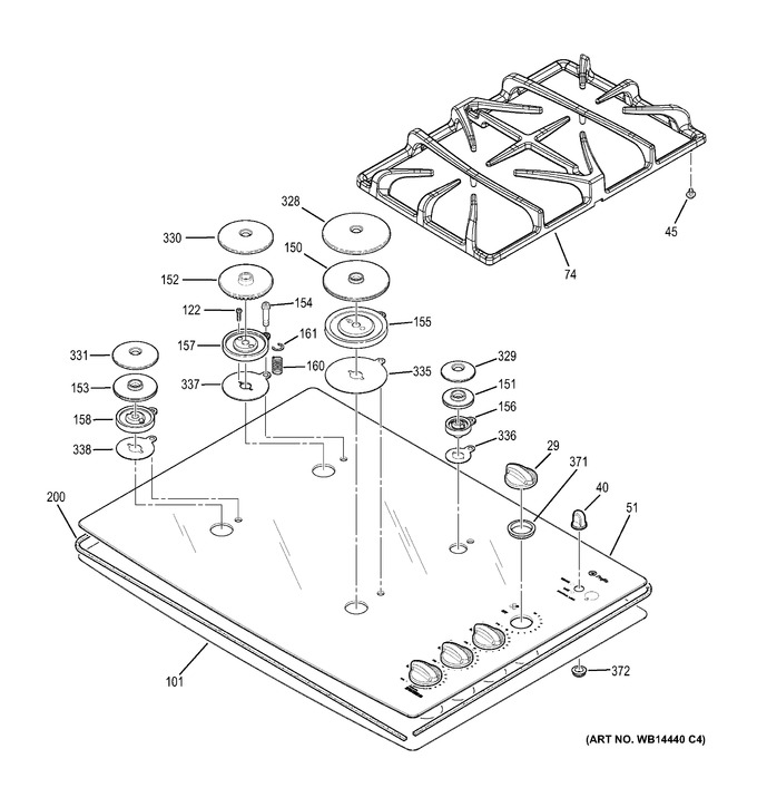 Diagram for JGP940BEK3BB