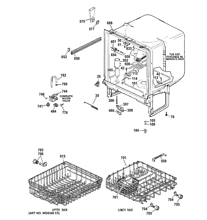 Diagram for GSC3500V00WW