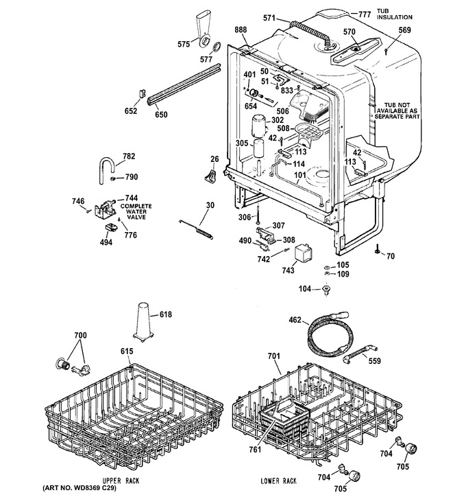 Diagram for GSD4000V00BB