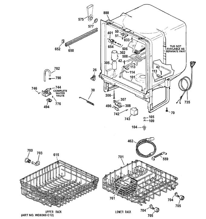 Diagram for GSD2101V00BB