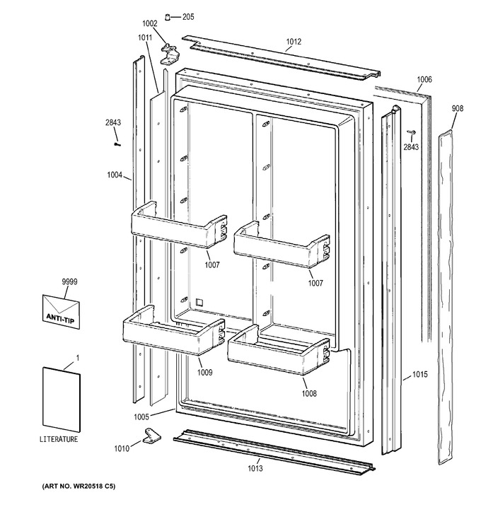 Diagram for ZIF360NHBLH