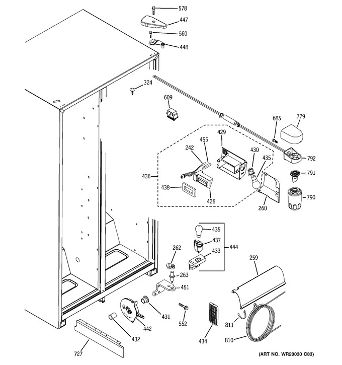 Diagram for GSH25ISXBSS