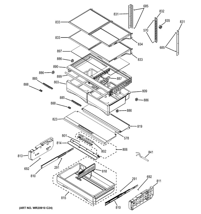 Diagram for GFE28HMHDES