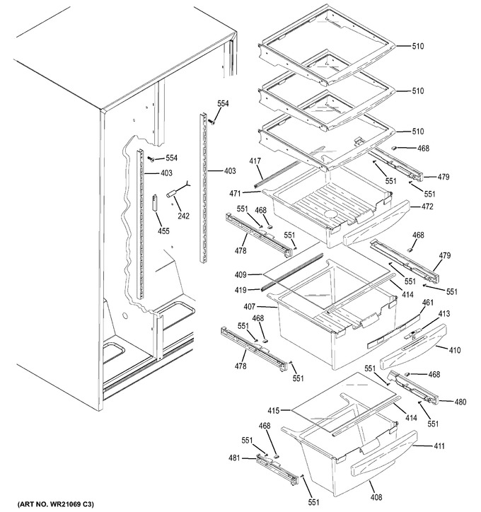 Diagram for GSH22JGDCWW