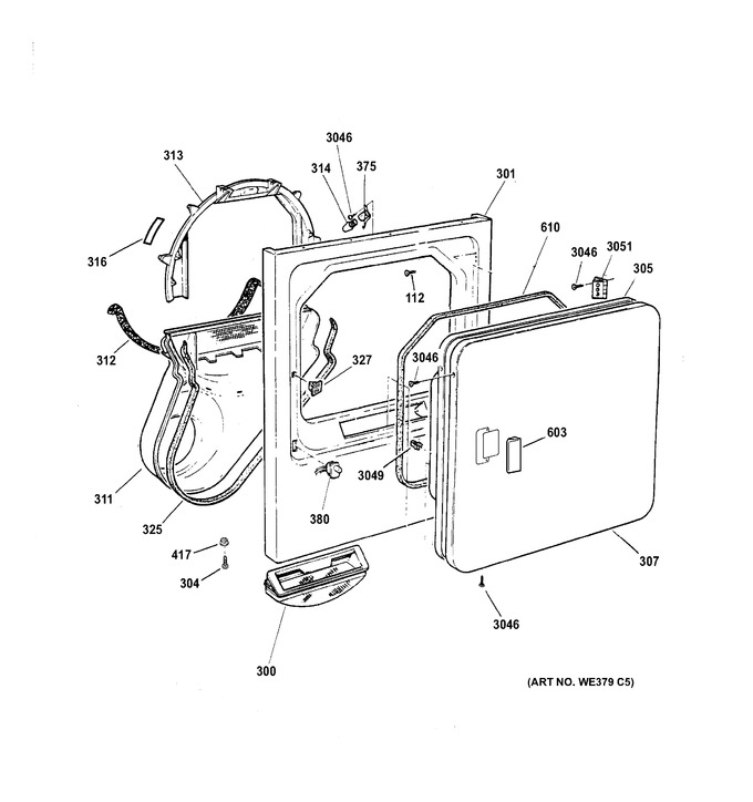 Diagram for DBXR453GT5WW