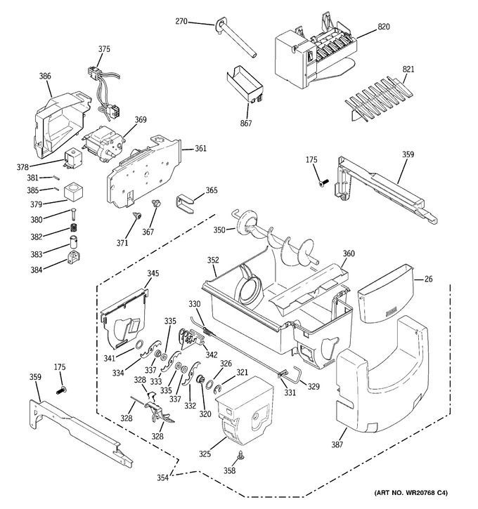 Diagram for DSE25JGHBCBB