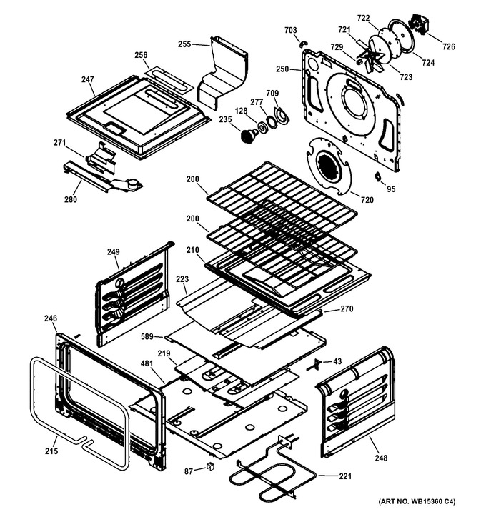 Diagram for PGS950EEF2ES