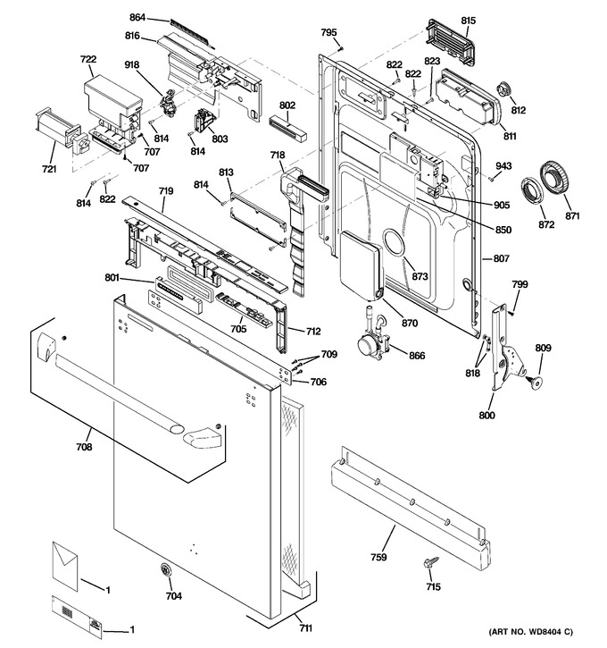 Diagram for CDWT980V00SS