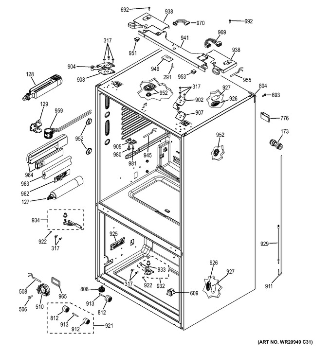 Diagram for GFE26GGHCBB