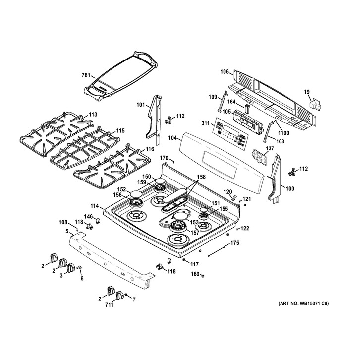 Diagram for JGB850DEF2WW