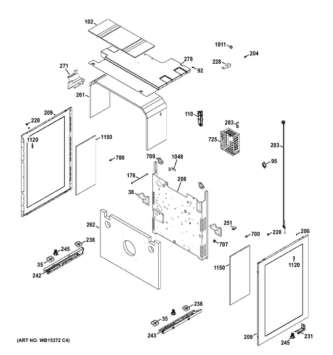 Diagram for JGB850DEF3BB