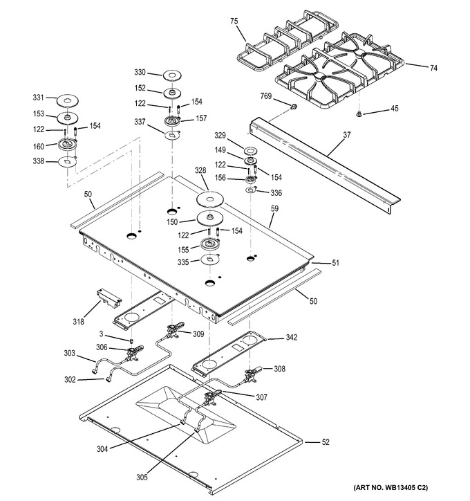 Diagram for J2S968TH2WW