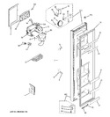 Diagram for 1 - Freezer Door