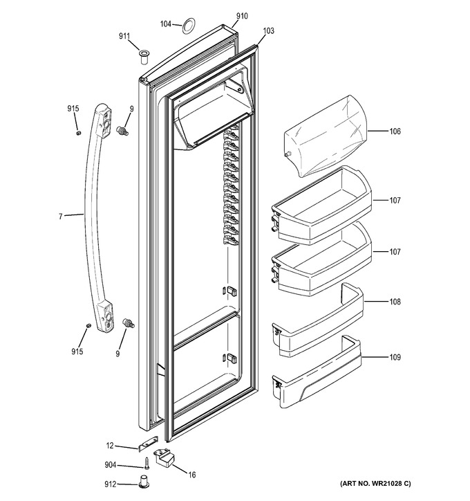 Diagram for GSS25GGHBCWW