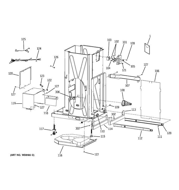 Diagram for ZCGS150RSS-00