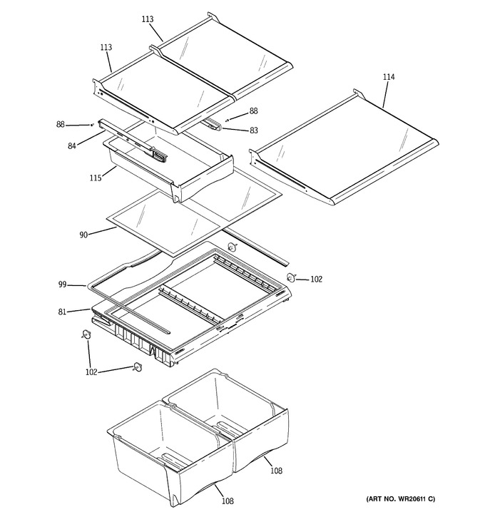 Diagram for GNS23GGHBFWW