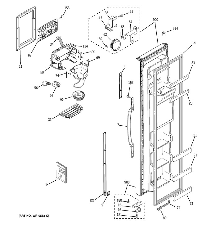 Diagram for GSH25JFRFBB