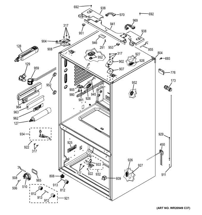 Diagram for PFE28RSHGSS