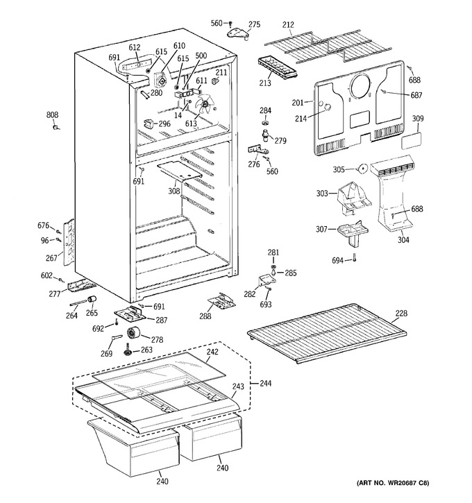 Diagram for GTH17DBD4RWW